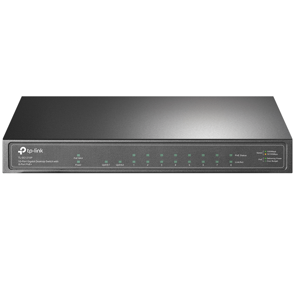 TP-Link TL-SG1210P 9-Port Gigabit PoE Switch