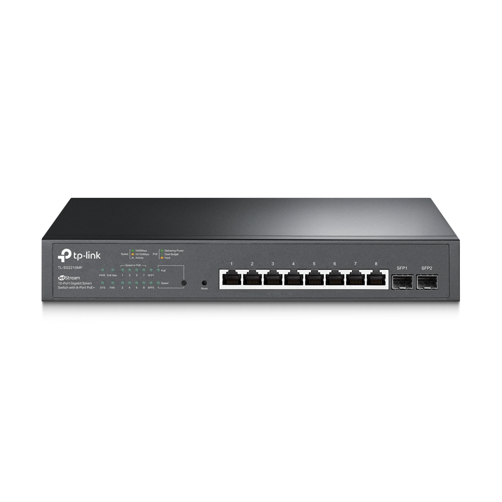 TP Link TL-SG2210MP 10-Port Gigabit Smart Switch