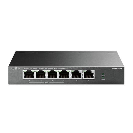 TP Link TL-SF1006P 6-Port 10/100Mbps Desktop Switch