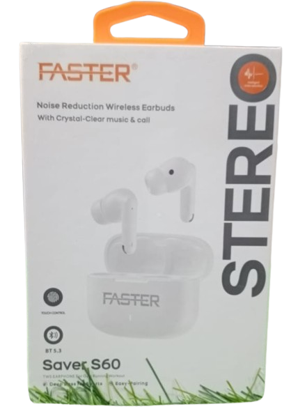 Faster S60 Wireless Bluetooth Earbuds