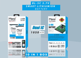 Morui BL-5C 1050 mAh Smart Lithiumion Battery