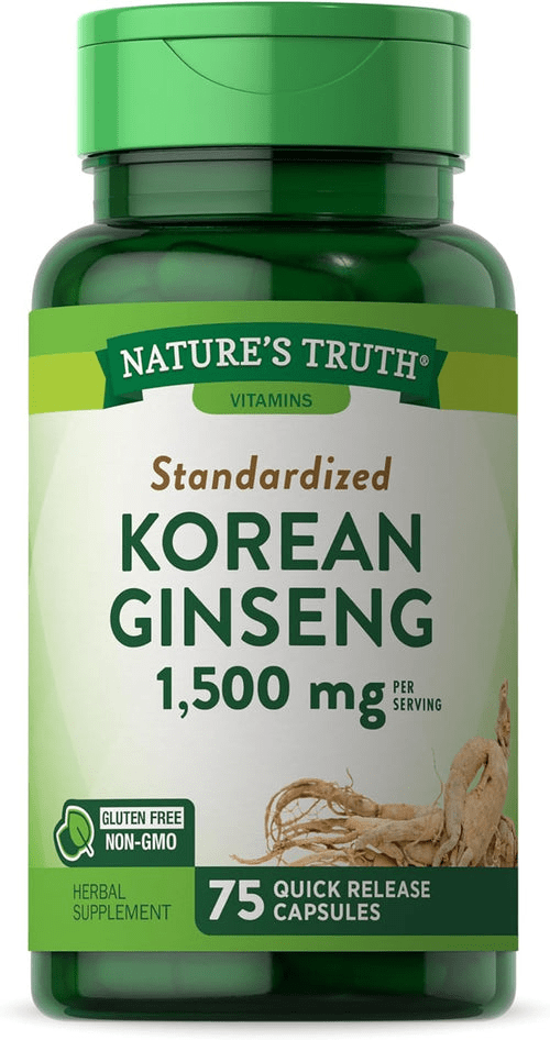 Nature's Truth Korean Ginseng 1500 MG 75 Cap