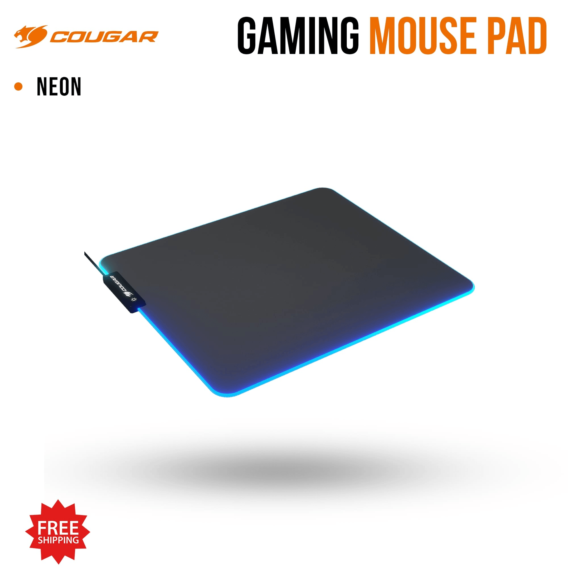 Cougar Neon RGB Gaming Mouse Pad