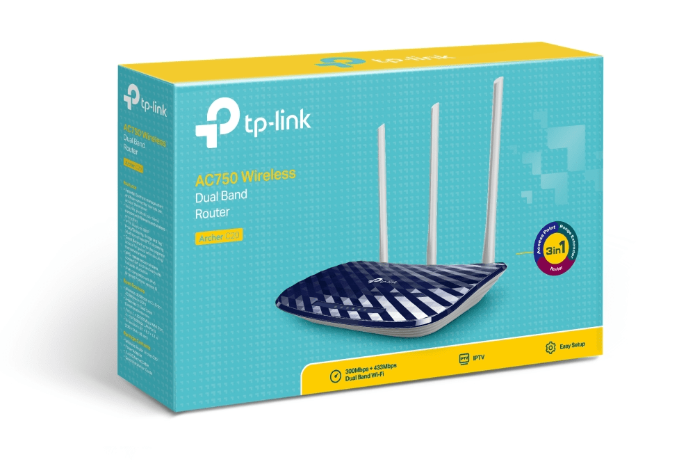 TP-Link Archer C20 AC750 Dual-Band