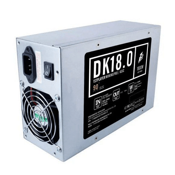 1st Player PS1800 DK 80+ Gold Non Modular PSU