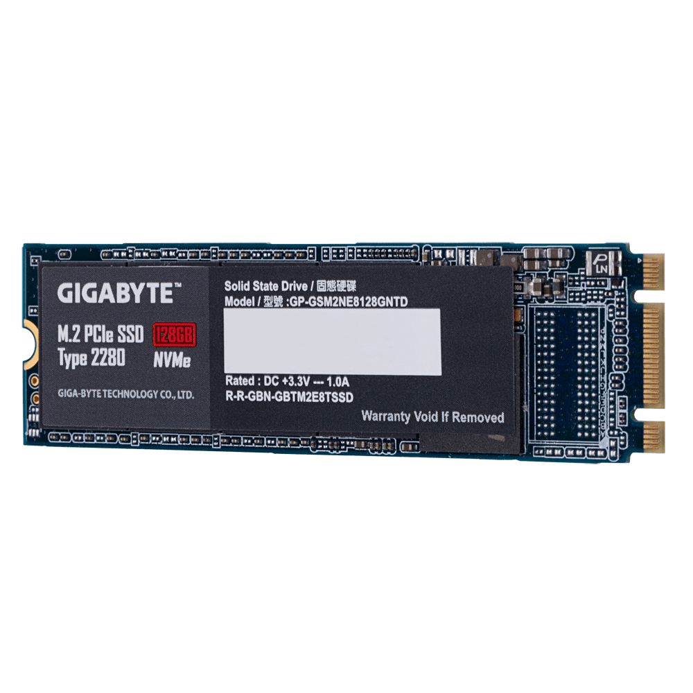 Gigabyte 128GB M.2 PCIe NVMe SSD