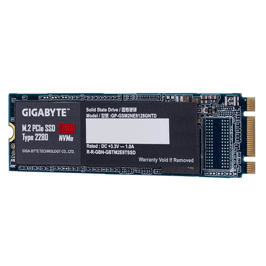 Gigabyte 128GB M.2 PCIe NVMe SSD