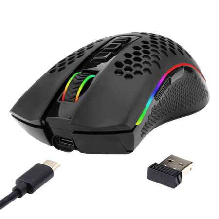 Redragon M808-KS Storm Pro RGB Wireless Gaming Mouse