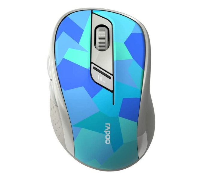 Rapoo M500 wireless Bluetooth silent mouse Blue