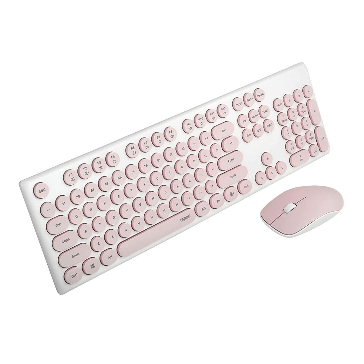 RAPOO X260 Keyboard and Mouse Combo Pink