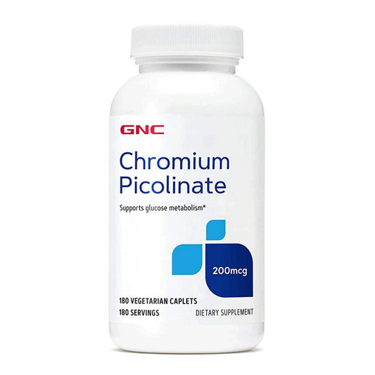 GNC Chromium Picolinate 200mcg 180 Veg Caps
