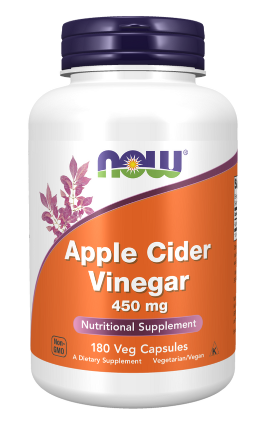 Now Apple Cider Vinegar 450 mg 180 caps