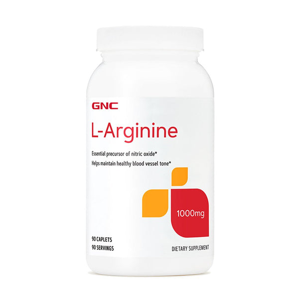 GNC L-Arginine 1000 MG 90 Caplets 