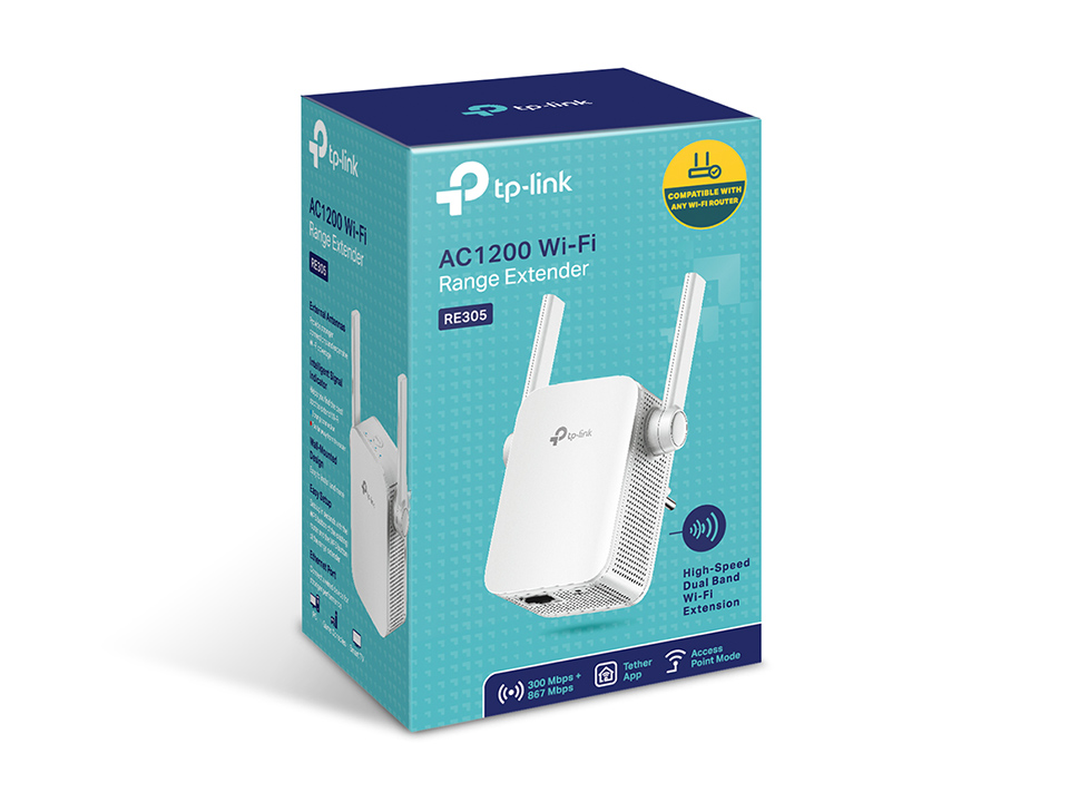 Tp-Link TL-RE305 AC1200 Wi-Fi Range Extender