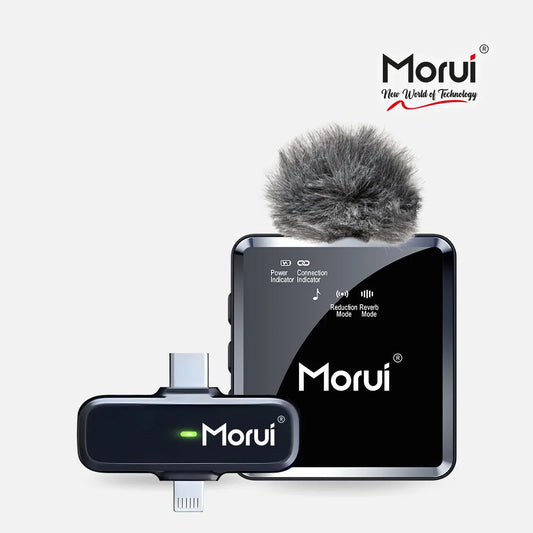 Morui GM-X9 2-in-1 Wireless Microphone