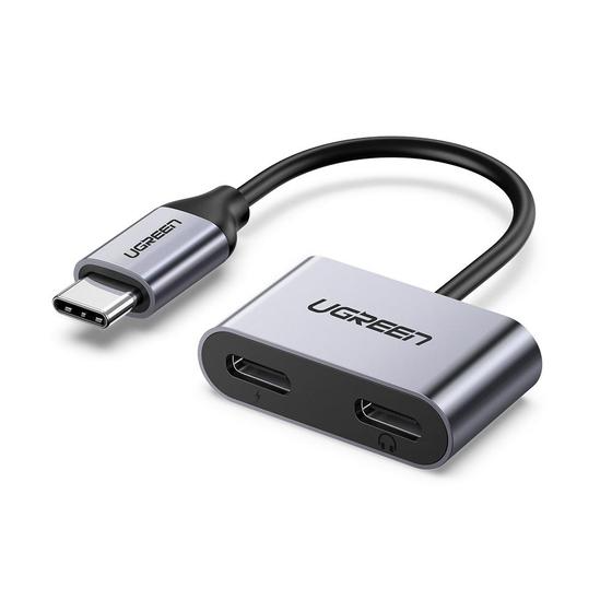 Ugreen 60165 Usb-C To Headphone & Charger Adapter