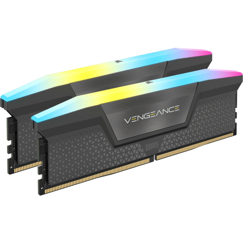 Corsair VENGEANCE® RGB 32GB (2x16GB) DDR5 DRAM 6000MT/s CL36 Memory KIt CMH32GX5M2E6000Z36