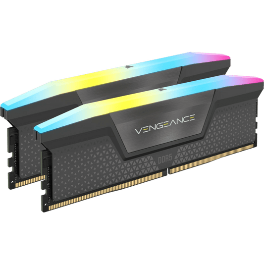 Corsair VENGEANCE® RGB 32GB (2x16GB) DDR5 DRAM 5200MT/s CL40 AMD EXPO  & Intel XMP Memory Kit