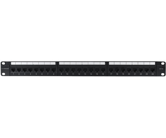 Vivanco Angular Patch Panel 24 Port Frame