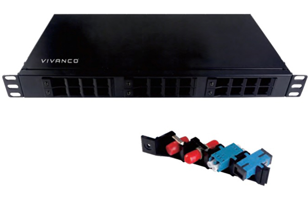 Vivanco VCFPRTNU241 24 Port Fiber Patch Panel