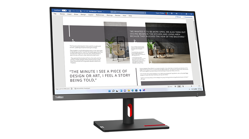 Lenovo ThinkVision S24e-20 24" LED Monitor