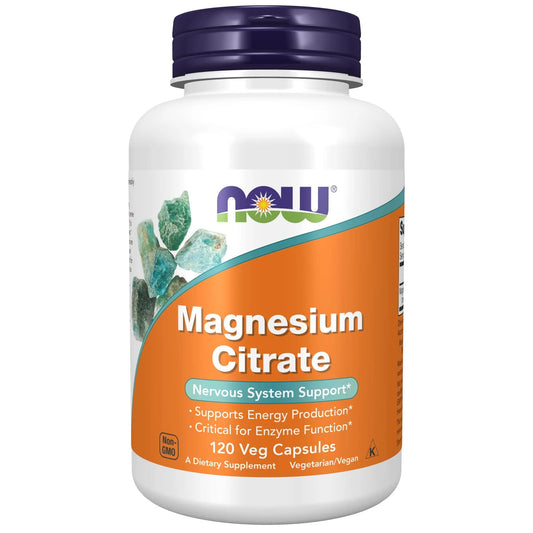 Now Magnesium Citrate 120 Cap