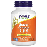 NOW Super Omega 3-6-9 1200mg 90 Softgels
