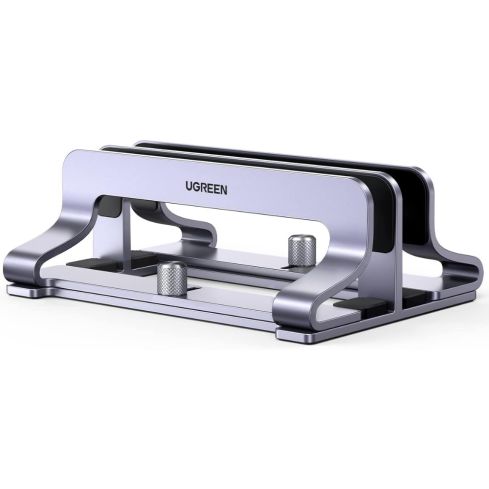 UGREEN 60643 VERTICAL LAPTOP ALUMINIUM STAND DUAL-SLOT
