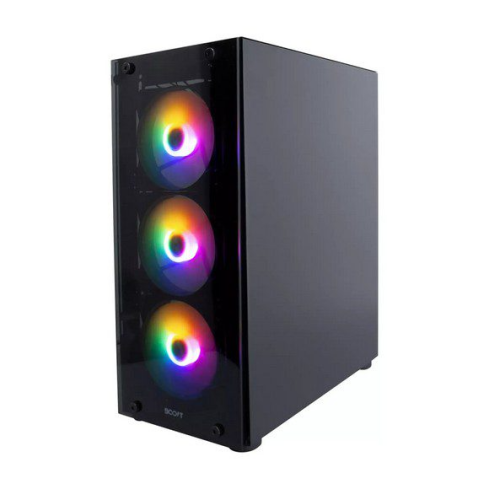 Boost Fox PC Case with 4 RGB Fans