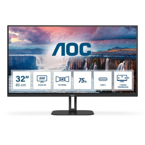 Aoc Q32V5CE Frameless LED Monitor