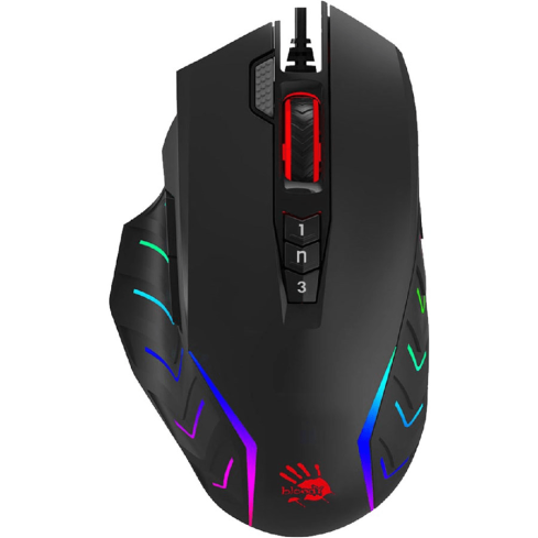 Bloody J95s BLACK ACTIVATED RGB MOUSE