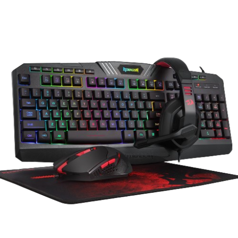 Redragon S101-BA-2 Wired Gaming 4 in 1 Combo